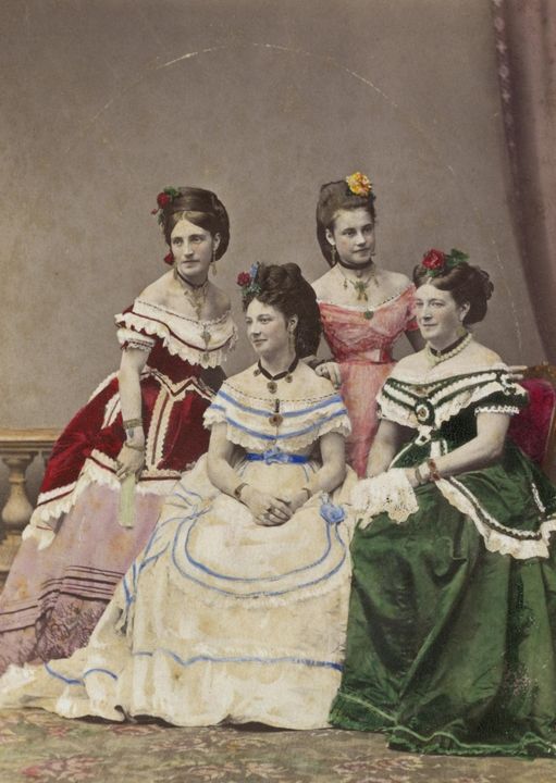 Hand-coloured · 1870s, before restoration