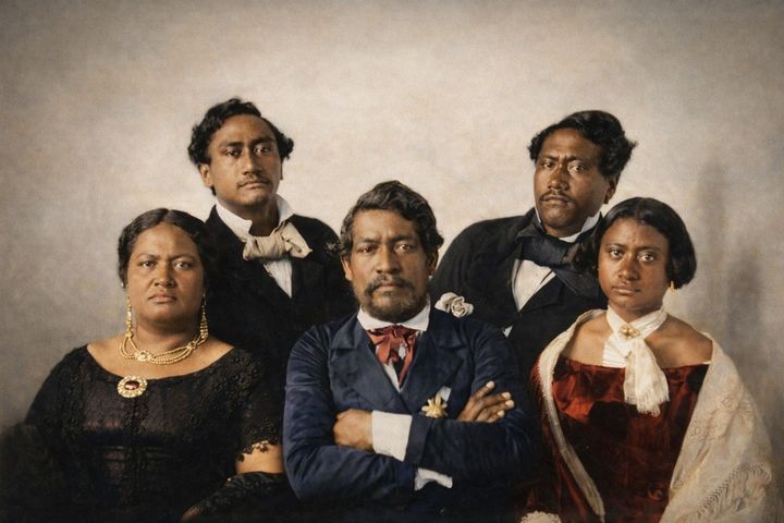 Family · 1880s, before restoration